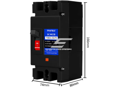 Pramoninis apsauginis nuolatinės įtampos automatinis jungiklis saulės moduliams | 2P | 160A | 1000VDC | 50kA | ES-TXBD2-160/PV 2 Pramoninis apsauginis nuolatinės įtampos automatinis jungiklis saulės moduliams | 2P | 160A | 1000VDC | 50kA | ES-TXBD2-160/PV 2