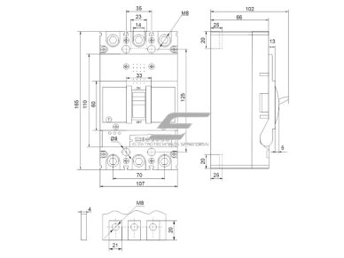 Pramoninis automatinis jungiklis | 3P | 250A | 50kA | reguliuojamas | IP20 | Promfactor Baltic | FMC3E 2 Pramoninis automatinis jungiklis | 3P | 250A | 50kA | reguliuojamas | IP20 | Promfactor Baltic | FMC3E 2