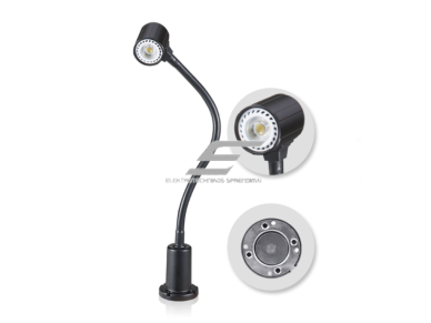 LED CNC staklių šviestuvas | su magnetiniu pagrindu | 4,5W | 220 V | pasirenkama CCT (3000K / 4000K / 6000K) | lanksti rankena | IP20 1