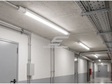Pramoninis hermetinis LED šviestuvas | garažų tipo | 18W | 180-265V | 4000K | 1800lm | 600mm | virštinkinis | IP65 | TRI-PROOF 1 Pramoninis hermetinis LED šviestuvas | garažų tipo | 18W | 180-265V | 4000K | 1800lm | 600mm | virštinkinis | IP65 | TRI-PROOF 1