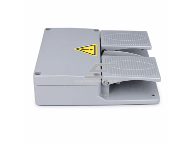 Pramoninis kojinis valdymo pedalas | dvigubas valdymas | 250V | 15A | IP65 | Heavy Duty konstrukcija | plastikinis korpusas | pilkas 1 Pramoninis kojinis valdymo pedalas | dvigubas valdymas | 250V | 15A | IP65 | Heavy Duty konstrukcija | plastikinis korpusas | pilkas 1