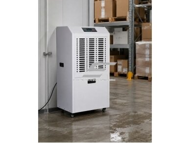 Pramoninis oro sausintuvas | drėgmės surinkėjas | 850W | 230V | 60l/24h | 850m³/h | 400x370x700mm | baltas 3