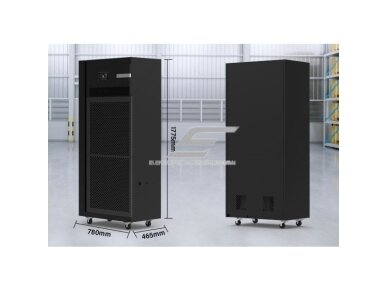 Pramoninis kompresorinis oro sausintuvas | drėgmės surinkėjas | 2680W | 380V | 240l/24h | 1700m³/h | 1775x780x465mm | metalinis | juodas 1