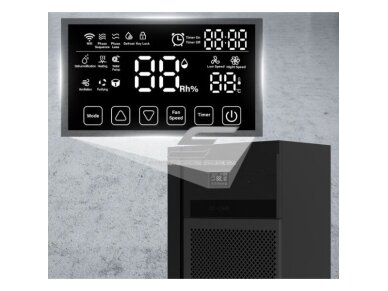 Pramoninis kompresorinis oro sausintuvas | drėgmės surinkėjas | 2680W | 380V | 240l/24h | 1700m³/h | 1775x780x465mm | metalinis | juodas 2