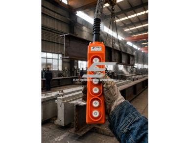 Pramoninis kranų valdymo pultas | su 6 mygtukais | su mechaniniu mygtukų blokavimu | 5A | 230-500V | IP56 | 1 greičio 4
