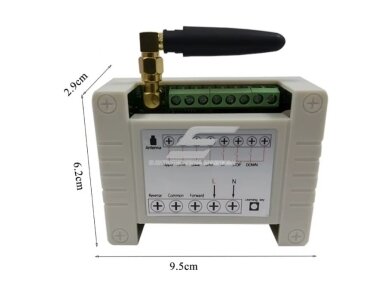 Belaidis kranų valdymo pultas | 2 siųstuvai + imtuvas | 2 mygtukai + START/STOP | 1 greitis | 315 MHz | 100–240 V AC | ES-E1738-315B 2