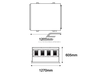 Pramoninis lubinis oro sausintuvas | drėgmės surinkėjas su integruotu siurbliu | 4800W | 380V | 480l/24h | 3250m³/h | 1270x1200x605mm 2