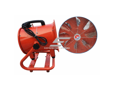 Nešiojamas ašinis ortakių ventiliatorius | Ø300 mm | 500 W | 220 V | 120–130 m³/min | 2800 aps./min 1