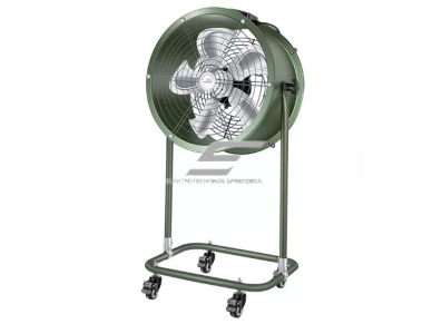 Pramoninis ašinis ventiliatorius ant grindų | oro ištraukimui, vėsinimui | 5600–9800 m³/h | 550–750 W | 220 V | reguliuojamas greitis Pramoninis ašinis ventiliatorius ant grindų | oro ištraukimui, vėsinimui | 5600–9800 m³/h | 550–750 W | 220 V | reguliuojamas greitis