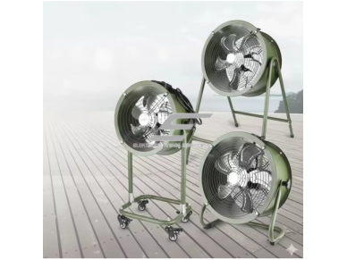 Pramoninis ašinis ventiliatorius ant grindų | oro ištraukimui, vėsinimui | 5600–9800 m³/h | 550–750 W | 220 V | reguliuojamas greitis 2 Pramoninis ašinis ventiliatorius ant grindų | oro ištraukimui, vėsinimui | 5600–9800 m³/h | 550–750 W | 220 V | reguliuojamas greitis 2