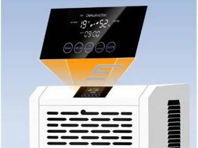 Pramoninis oro sausintuvas | drėgmės surinkėjas | 800W | 230V | 60l/24h | 550m³/h | 395x365x695mm | baltas 2