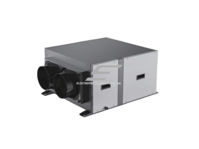 Pramoninis lubinis oro sausintuvas | drėgmės surinkėjas su integruotu siurbliu | 2400W | 380V | 200l/24h | 1700m³/h | 1137x900x490mm | juodas
