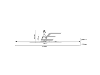 HVLS pramoninis lubinis ventiliatorius PULSAR II | Ø6,5 m | 347 000 m³/h | 1,29 kW | 400 V | 83 aps./min | IP65 | F36652 4 HVLS pramoninis lubinis ventiliatorius PULSAR II | Ø6,5 m | 347 000 m³/h | 1,29 kW | 400 V | 83 aps./min | IP65 | F36652 4