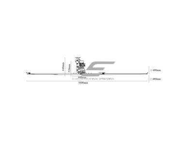 HVLS pramoninis lubinis ventiliatorius SAGE II | Ø5 m | 190 000 m³/h | 1,1 kW | 400 V | IP55 | F54502 4