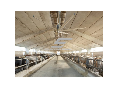 HVLS pramoninis lubinis ventiliatorius SAGE II | Ø4 m | 131 000 m³/h | 0,75 kW | 400 V | IP55 | F54402 1
