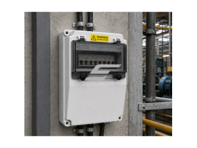 Pramoninis hermetinis elektros skydelis | dėžutė | 330x330x175mm | IP67 | ABS plastikas | sieninis | lizdų ir automatikos montavimui 2 Pramoninis hermetinis elektros skydelis | dėžutė | 330x330x175mm | IP67 | ABS plastikas | sieninis | lizdų ir automatikos montavimui 2