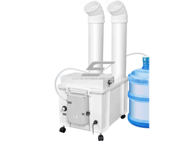 Pramoninis ultragarsinis drėkintuvas | automatinė rūko sistema | 1200 W | 20–200 m² | iki 3 L/h | automatinis drėgmės palaikymas Pramoninis ultragarsinis drėkintuvas | automatinė rūko sistema | 1200 W | 20–200 m² | iki 3 L/h | automatinis drėgmės palaikymas