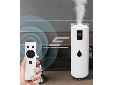 Pramoninis ultragarsinis drėkintuvas su UV sterilizacijos lempa | 70W | 230V | 17l | 800ml/h | 120m² | 240x240x1087mm | baltas 2 Pramoninis ultragarsinis drėkintuvas su UV sterilizacijos lempa | 70W | 230V | 17l | 800ml/h | 120m² | 240x240x1087mm | baltas 2