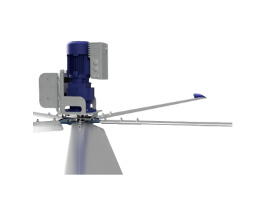 HVLS pramoninis lubinis ventiliatorius SYNCRO II | Ø6,5 m | 359 000 m³/h | 1,70 kW | 400 V | 97 aps./min | IP65 | F66652