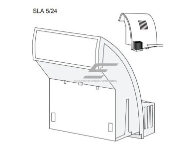 Programuojamas skaitmeninis termostatas | vykdantysis modulis radiatoriui TPA/TLO | 230V | 5-24VAC/DC | IP20 | ADAX | Glamox Heating SLA 5/24 1