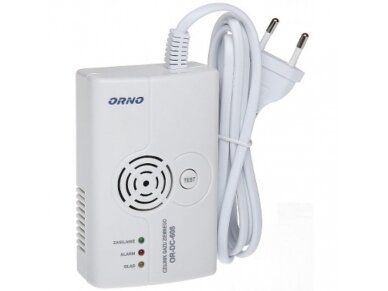 Dujų propano butano | metano | jutiklis | daviklis su sirena | 230VAC | 75dB | Orno | OR-DC-608/230V Dujų propano butano | metano | jutiklis | daviklis su sirena | 230VAC | 75dB | Orno | OR-DC-608/230V