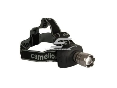 LED darbinis žibintuvėlis | prožektorius | tvirtinamas ant galvos | 3W | 120-160lm | su baterijomis | Camelion | CT-4007 | 4260030255764