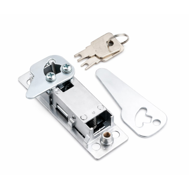 Industrial electrical panel and cabinet door lock | zinc alloy | 10 mm cylinder | chrome-plated | 2 keys 2 Industrial electrical panel and cabinet door lock | zinc alloy | 10 mm cylinder | chrome-plated | 2 keys 2
