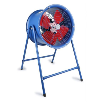 Przemysłowy osiowy wentylator kanałowy | 2000 m³/h | 180 W | 220 V | 1450 obr./min | silnik z uzwojeniem miedzianym | łożyska kulkowe | ES-ACAF2000 1