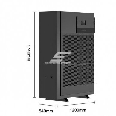 Промышленный осушитель воздуха | Влагосборник | 5500W | 380V | 480l/24h | 3300м³/ч | 1740x1200x540мм | металлический | черный 2 Промышленный осушитель воздуха | Влагосборник | 5500W | 380V | 480l/24h | 3300м³/ч | 1740x1200x540мм | металлический | черный 2