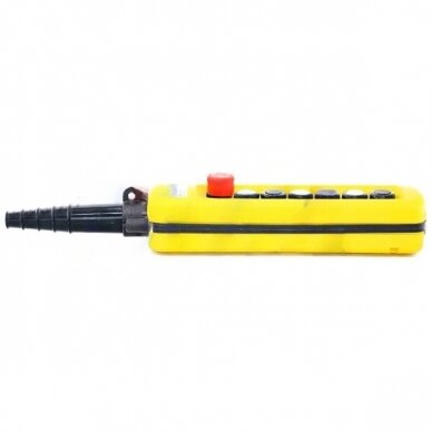 Industrial crane control panel | with 6 buttons | with rotary STOP button | 2-5A | 250-500V | IP56 | 1 speeds 1