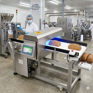 Conveyor food metal detector | ≥0.6 mm | 380V | Multi-Frequency | stainless steel | up to 60 cm detection zone | for industrial production lines 2