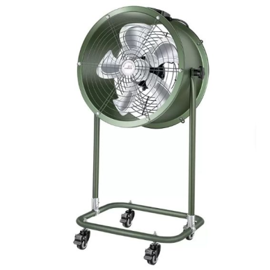 Industriālais aksiālais grīdas ventilators | gaisa nosūkšanai, dzesēšanai | 5600–9800 m³/h | 550–750 W | 220 V | regulējams ātrums