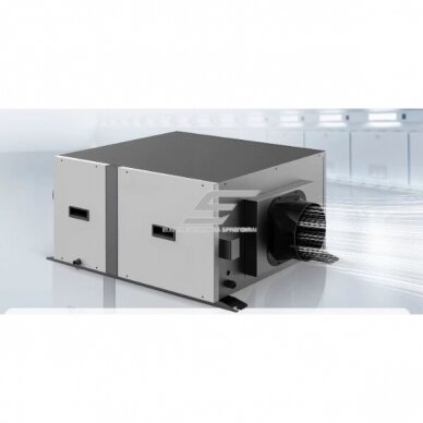 Przemysłowy osuszacz powietrza | Osuszacz wilgoci z wbudowaną pompą | 1060W | 230V | 105L/24h | 620m³/h | 960x693x400mm | Czarny 2 Przemysłowy osuszacz powietrza | Osuszacz wilgoci z wbudowaną pompą | 1060W | 230V | 105L/24h | 620m³/h | 960x693x400mm | Czarny 2