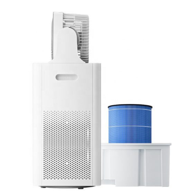 Smart air purifier with humidifier and fan 3-in-1 | HEPA | 200 m³/h | 50 W | WiFi | 60 m² | 250x250x610 mm | white 2