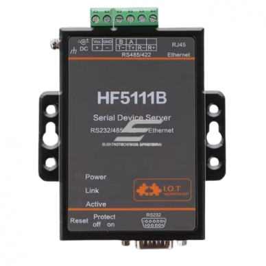 Промышленный коммуникационный преобразователь с RS232/RS485/RS422 на Ethernet | Modbus TCP | 5-36В / 9-50ВDC | IP30 Промышленный коммуникационный преобразователь с RS232/RS485/RS422 на Ethernet | Modbus TCP | 5-36В / 9-50ВDC | IP30