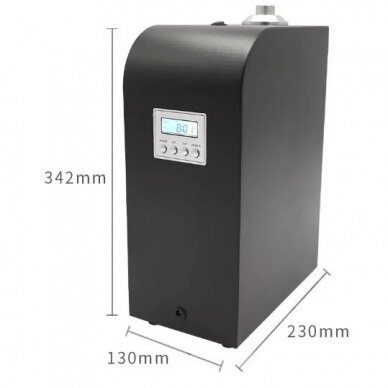 Inteligentny przemysłowy dyfuzor zapachowy | 14W | 12VDC | 500ml | 1000-2000m³ | 342x130x230mm | czarny | Bluetooth 4 Inteligentny przemysłowy dyfuzor zapachowy | 14W | 12VDC | 500ml | 1000-2000m³ | 342x130x230mm | czarny | Bluetooth 4