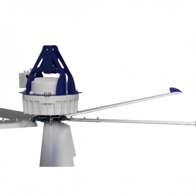 HVLS tööstuslik laeventilaator PULSAR II Reverse | Ø6 m | 290 000 m³/h | 1,20 kW | 400 V | 83 p/min | IP65 | F36605 HVLS tööstuslik laeventilaator PULSAR II Reverse | Ø6 m | 290 000 m³/h | 1,20 kW | 400 V | 83 p/min | IP65 | F36605