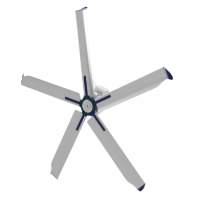 Промышленный потолочный вентилятор HVLS SPINBOY II | Ø2 м | 64 000 м³/ч | 0,78 кВт | 400 В | 350 об/мин | IP65 | F76203 Промышленный потолочный вентилятор HVLS SPINBOY II | Ø2 м | 64 000 м³/ч | 0,78 кВт | 400 В | 350 об/мин | IP65 | F76203