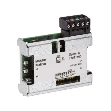Moduł komunikacyjny do przemiennika częstotliwości | PROFIBUS DP-V1 | PLC | VLT® Profibus DP V1 MCA 101 | Danfoss | 130B1100 | 5702427150713 Moduł komunikacyjny do przemiennika częstotliwości | PROFIBUS DP-V1 | PLC | VLT® Profibus DP V1 MCA 101 | Danfoss | 130B1100 | 5702427150713