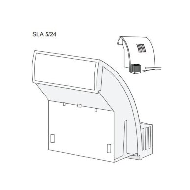 Programmable digital thermostat | actuator module for TPA/TLO radiator | 230V | 5-24VAC/DC | IP20 | ADAX | Glamox Heating SLA 5/24 1 Programmable digital thermostat | actuator module for TPA/TLO radiator | 230V | 5-24VAC/DC | IP20 | ADAX | Glamox Heating SLA 5/24 1