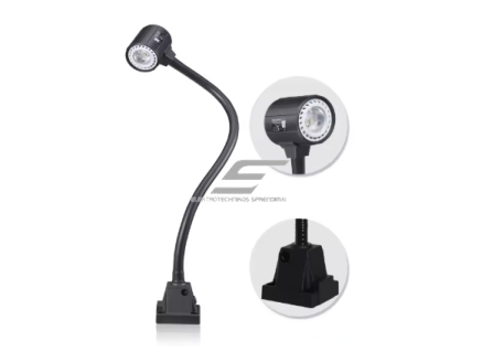 Pramoninis CNC staklių LED šviestuvas | 5W | 220V | 4000–6000K | lanksti rankena | aliuminio korpusas | IP20 1 Pramoninis CNC staklių LED šviestuvas | 5W | 220V | 4000–6000K | lanksti rankena | aliuminio korpusas | IP20 1