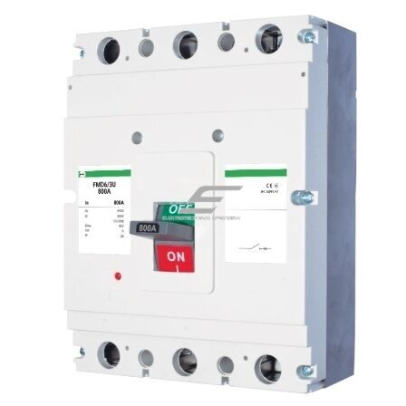 Rūpnieciskais slēdzis-atdalītājs | elektriskās ķēdes aizsardzībai | 3P | 800A | FMD6 Promfactor Baltic FMD60800 Rūpnieciskais slēdzis-atdalītājs | elektriskās ķēdes aizsardzībai | 3P | 800A | FMD6 Promfactor Baltic FMD60800