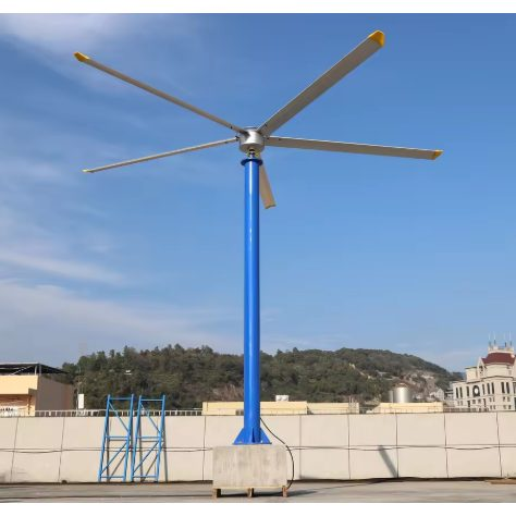 Industriālais HVLS griestu ventilators | 4.2–4.9 m | 1.0 kW | 10800 m³/min | 220 V AC | viedā vadība | universāla montāža 1