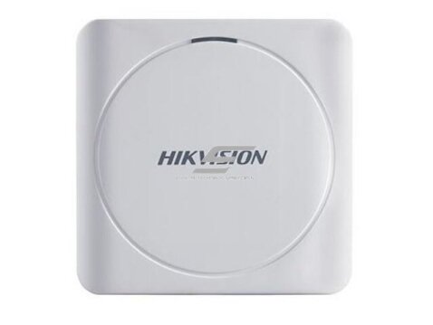 Prieigos valdiklis | išorinis M1/EM kortelių skaitytuvas | 12VDC | 87x87x13,3mm | IP65 | baltas | Hikvision | DS-K1801E Prieigos valdiklis | išorinis M1/EM kortelių skaitytuvas | 12VDC | 87x87x13,3mm | IP65 | baltas | Hikvision | DS-K1801E