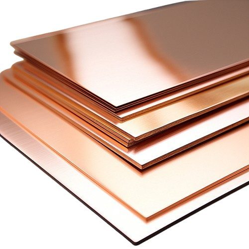Copper sheet | half-hard | 1000x2000x0.5mm | Cu-ETP H065 Copper sheet | half-hard | 1000x2000x0.5mm | Cu-ETP H065