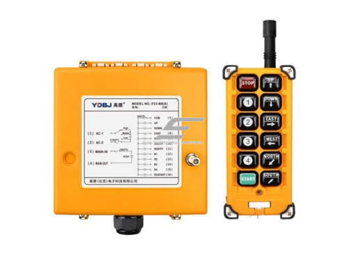 Belaidis kranų valdymo pultas | 10 mygtukų + START/STOP | 1 greitis | 433 / 315 MHz | 24–440 V AC/DC | IP65 | ES-F23-BB Belaidis kranų valdymo pultas | 10 mygtukų + START/STOP | 1 greitis | 433 / 315 MHz | 24–440 V AC/DC | IP65 | ES-F23-BB