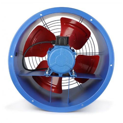 Przemysłowy osiowy wentylator kanałowy | 18700 m³/h | 2200 W | 220 V | 1450 obr./min | silnik z uzwojeniem miedzianym | łożyska kulkowe | ES-ACAF18700 4