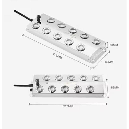 Tööstuslik ultraheli õhuniisuti | udugeneraator | 7 L/h | 220–240V | 10 pead | 275x88x48 mm | ultraheli steriliseerimine | roostevaba teras 2 Tööstuslik ultraheli õhuniisuti | udugeneraator | 7 L/h | 220–240V | 10 pead | 275x88x48 mm | ultraheli steriliseerimine | roostevaba teras 2