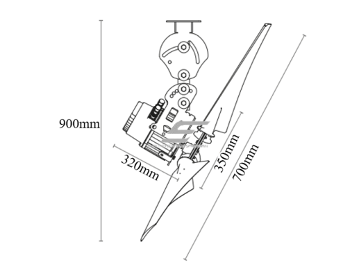 Pramoninis kryptinis ventiliatorius AGILE | Ø700 mm | 9 100 m³/h | 0,5 kW | 400 V | IP65 | F05075 5 Pramoninis kryptinis ventiliatorius AGILE | Ø700 mm | 9 100 m³/h | 0,5 kW | 400 V | IP65 | F05075 5