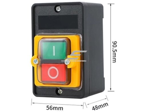 Jungiklis ON/OFF | 10A | 250/380VAC su mechaniniu blokavimu 3 Jungiklis ON/OFF | 10A | 250/380VAC su mechaniniu blokavimu 3